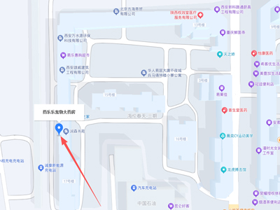 药乐乐宠物大药房 地图位置